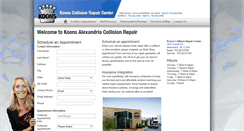 Desktop Screenshot of collision.koons.com